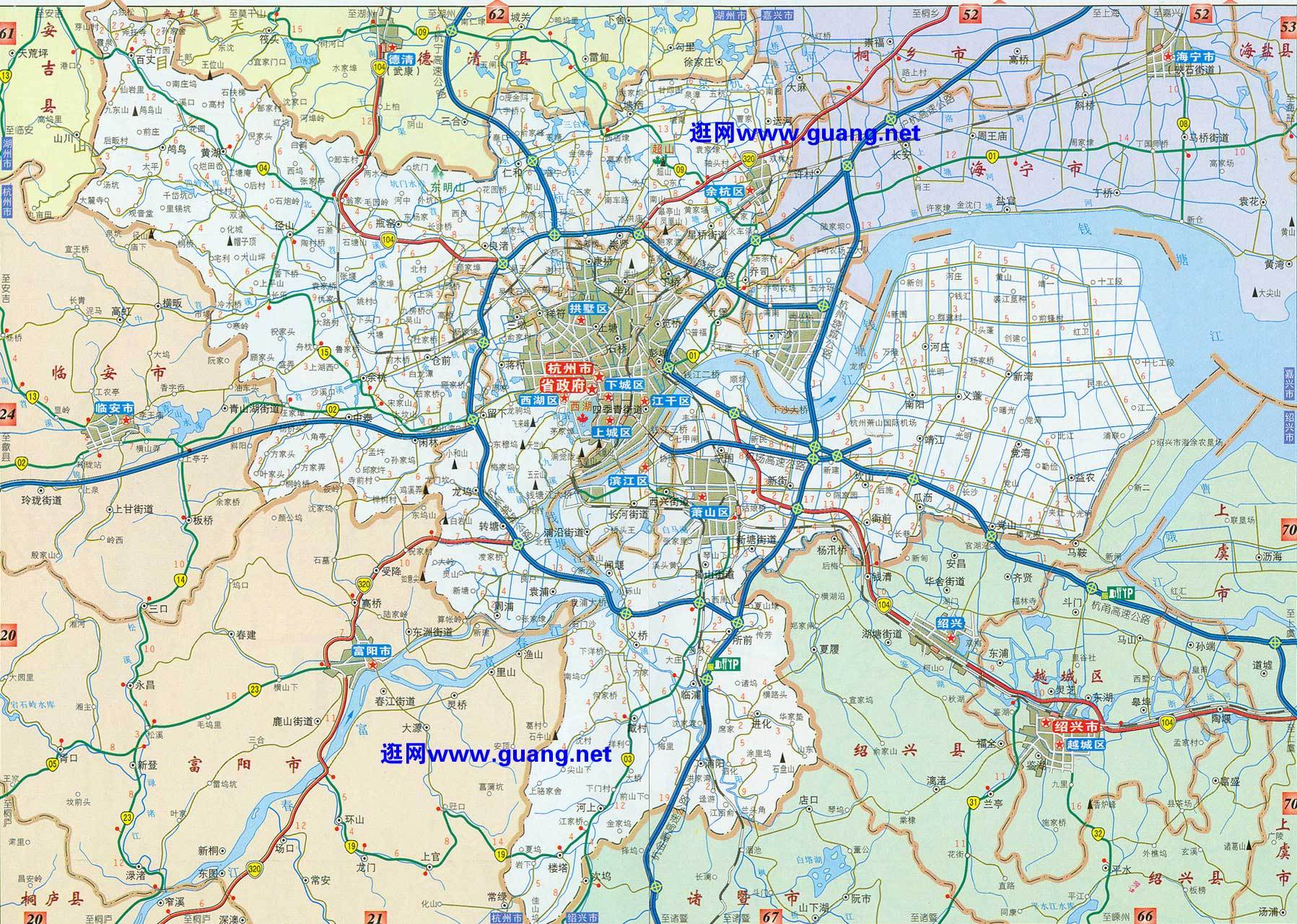 杭州市最新版地图，城市发展与导航的全方位指南
