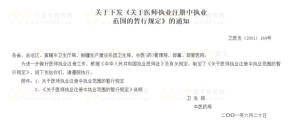 中医执业医师执业范围最新规定下的日常温馨点滴