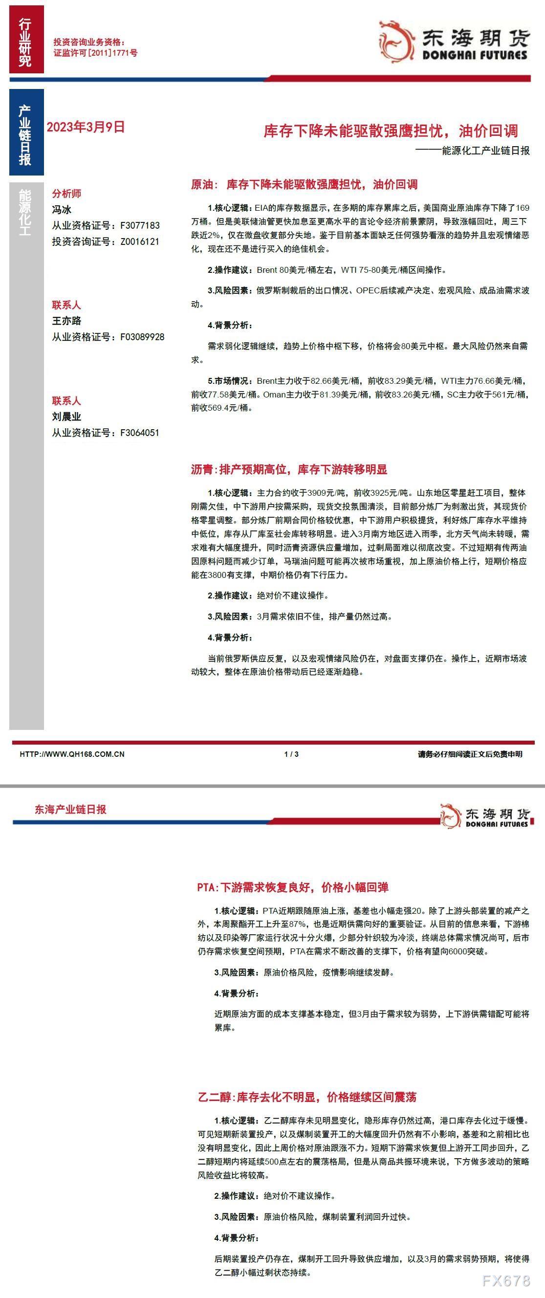 国际石油最新价格行情及温馨日常观察